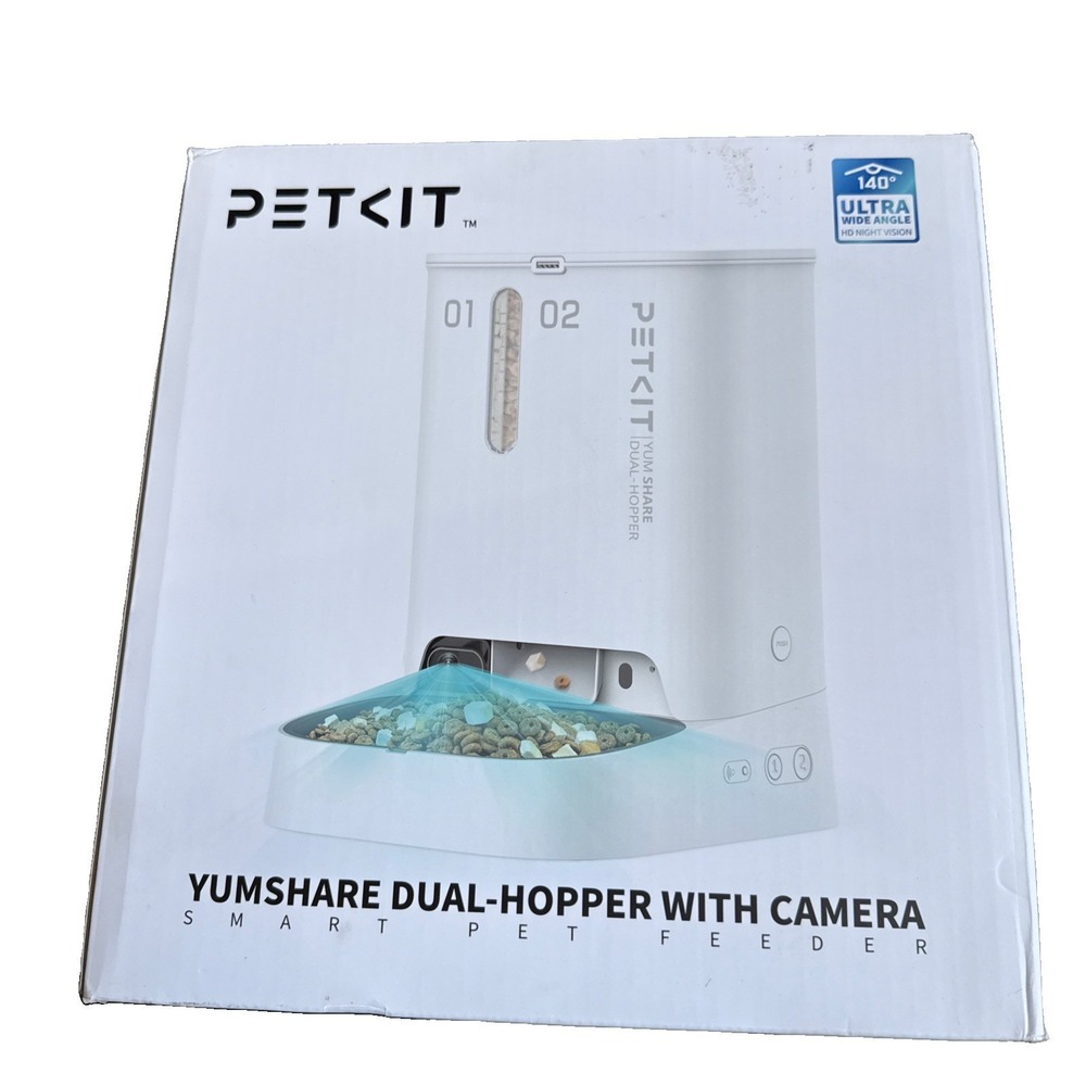 Petkit YumShare Dual-Hopper Smart Pet Food Dispenser‎